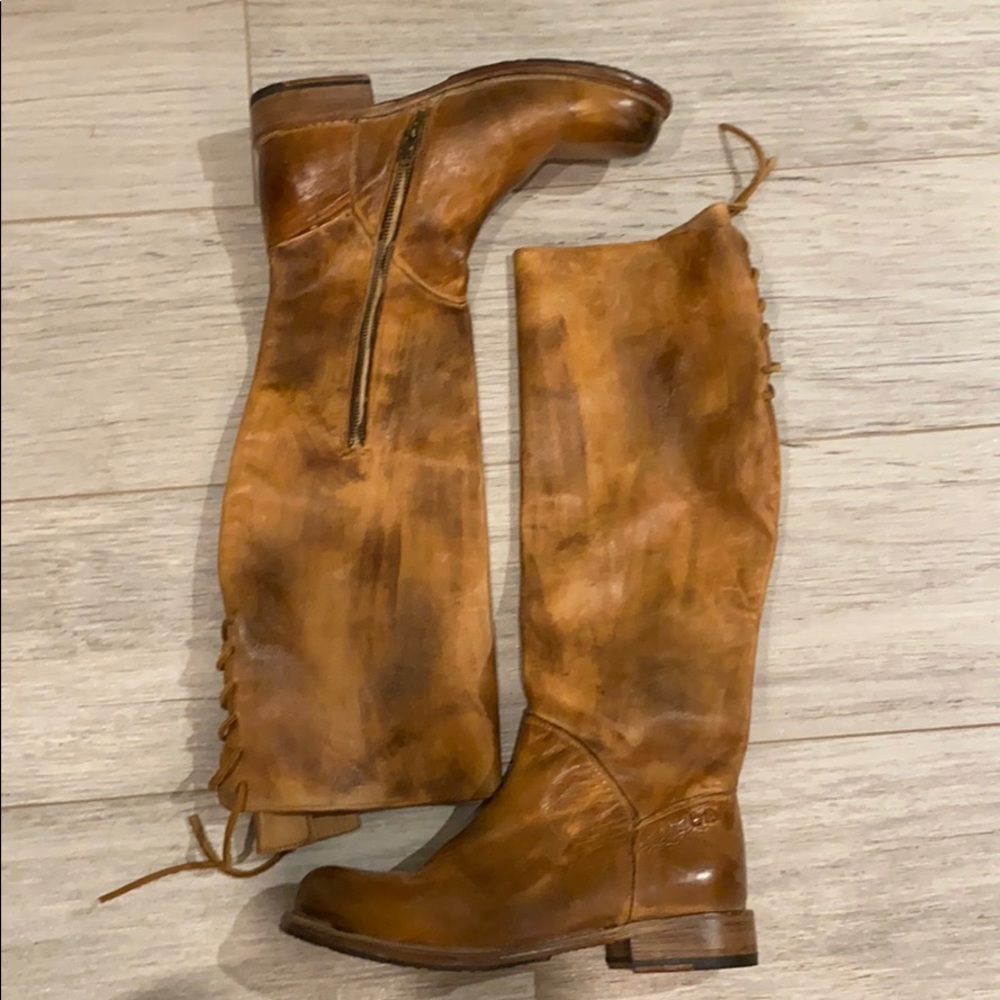 COPY - BED|STÜ Leather Boots with tie in back